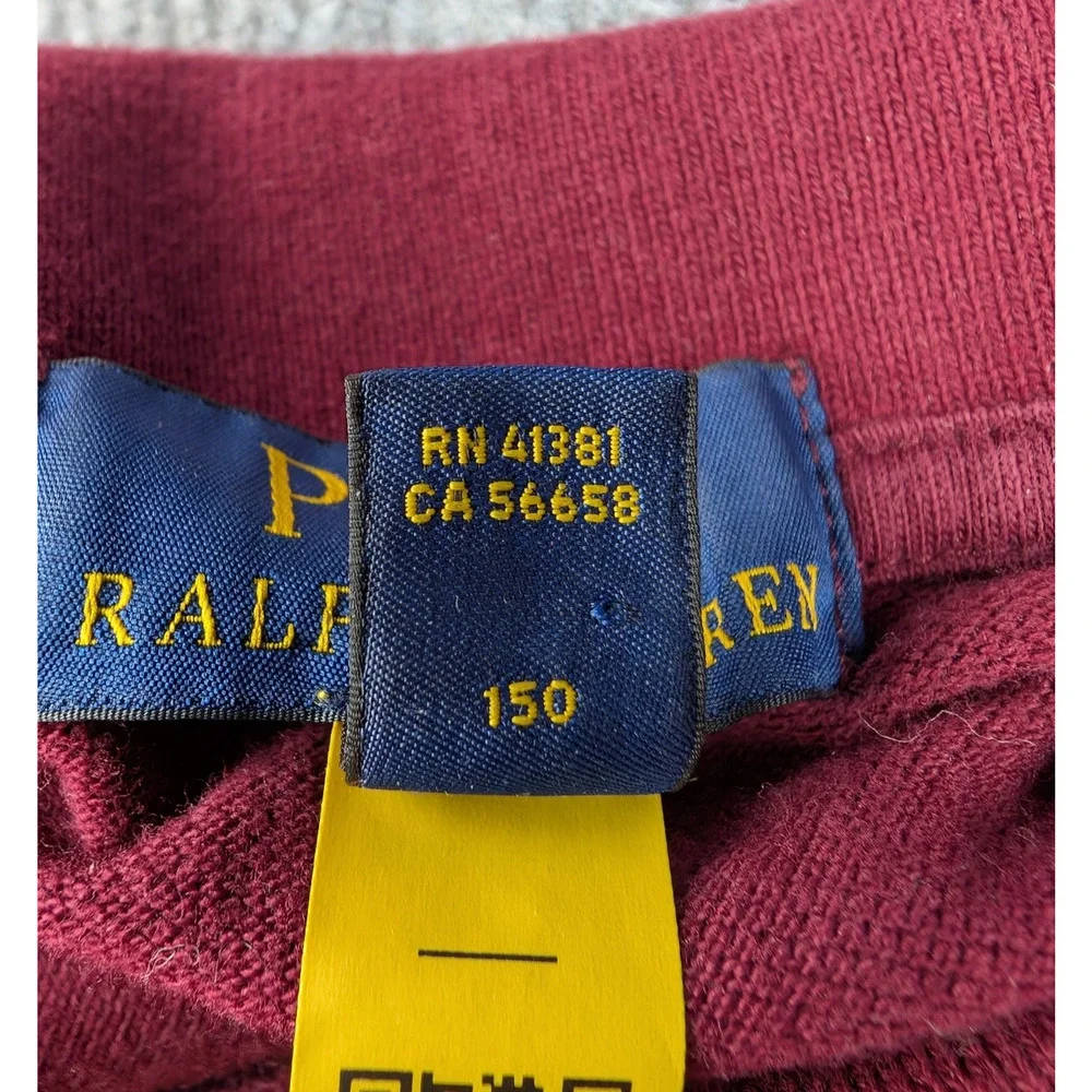 Polo Ralph Lauren Top Lot Kids Boys Medium Preppy Classic Shirts 1/4 Zip Cotton